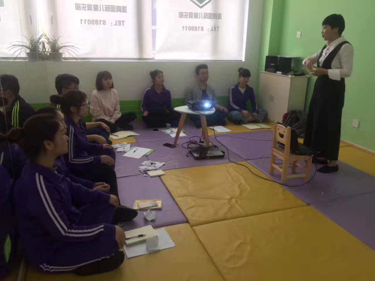 京師澳真總部楊老師為濱州澳真國際兒童俱樂部團隊內訓